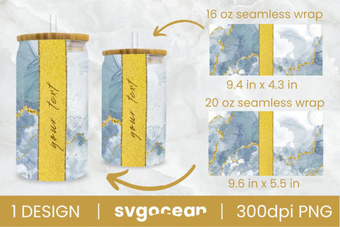 Glitter Libbey Wrap Png | Marble Libbey Glass | 16 oz | 20 oz SVG SvgOcean 