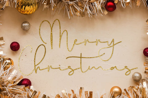 Glitter liefde - svg font Font letterbeary 