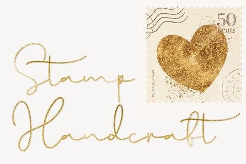 Glitter liefde - svg font Font letterbeary 