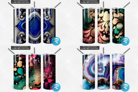 Glitter Marble Splashes Bundle Sublimation Regulrcrative 