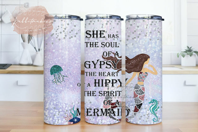 Glitter Mermaid Underwater, 20 Oz Mermaid Tumbler Template Sublimation Designs, Ocean Life PNG, Mermaid Scales, Skinny Wrap PNG Sublimation Rabbitmakies 