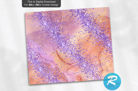 Glitter MilkyWay 20 oz / 30 oz Tumbler PNG Sublimation Regulrcrative 