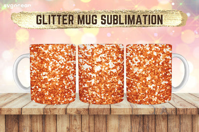 Glitter Mug Sublimation | PNG Bundle | Mug Wrap Sublimation SvgOcean 