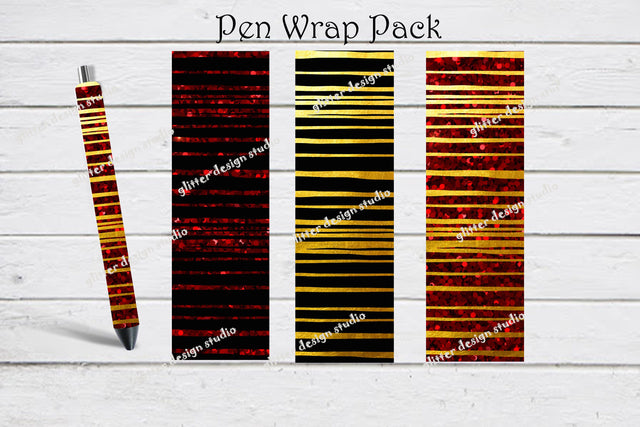 Glitter pen wraps PNG, window epoxy glitter pen wraps png bundle, Glitter Pen patterns, Pen Box Template, Pen Packaging, epoxy pens wrap Sketch DESIGN ArtStudio 