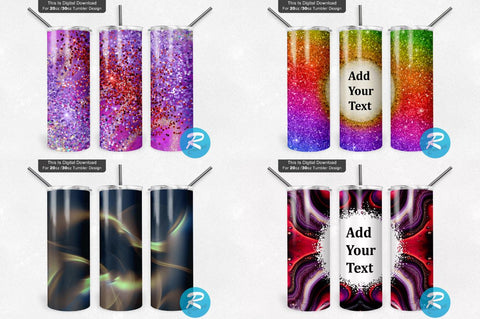 Glitter Png Tumbler Bundle Sublimation Regulrcrative 
