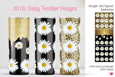 Glitter Sublimation Tumbler. Summer Flower Tumbler Wrap Sublimation Kseniia designer 
