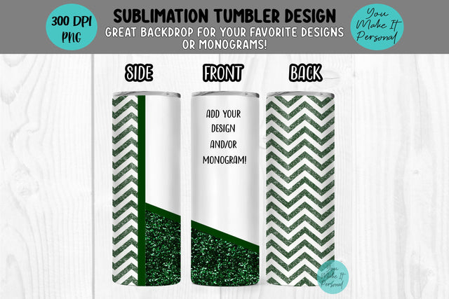 Glitter Tumbler Design, Great for Christmas! Sublimation You Make It Personal 