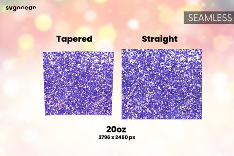 Glitter Tumbler Design | PNG Bundle | Tumbler 20oz Sublimation SvgOcean 