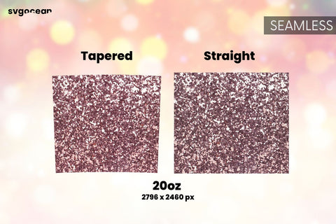 Glitter Tumbler Tapered | PNG Bundle | Tumbler 20oz Sublimation SvgOcean 