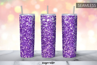 Glitter Tumbler Wrap | PNG Bundle | Tumbler 20oz Sublimation SvgOcean 