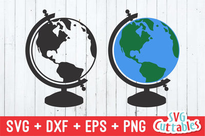 Globe SVG Svg Cuttables 