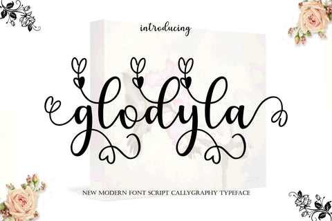 Glodyla Script Font mahyud creatif 