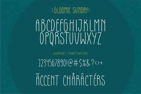 Gloomie Sunday Font Font Balpirick 