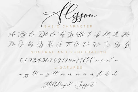 Gloresia Modern Calligraphy Script Font Anastasia 