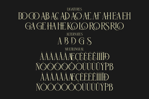 GLORIOUS Typeface Font Storytype Studio 