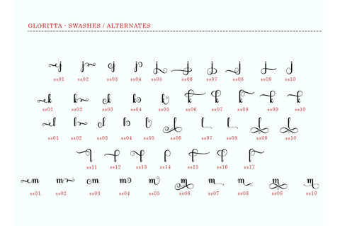Gloritta Font Black Studio 