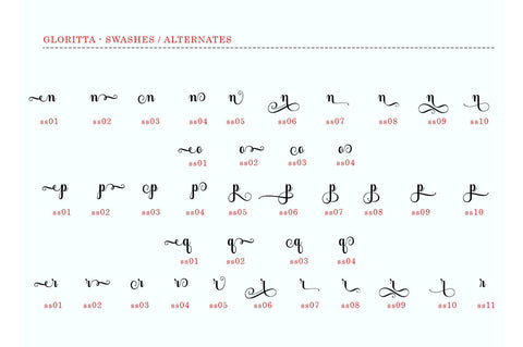 Gloritta Font Black Studio 