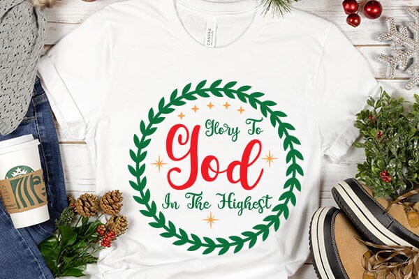 Glory To God In The Highest SVG Angelina750 