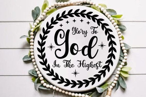 Glory To God In The Highest SVG Angelina750 