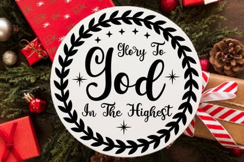 Glory To God In The Highest SVG Angelina750 