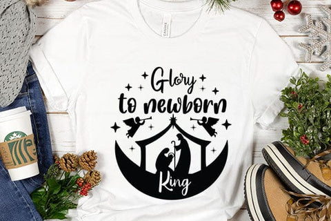Glory To Newborn King SVG Angelina750 