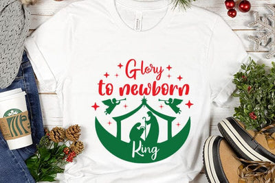 Glory To Newborn King SVG Angelina750 