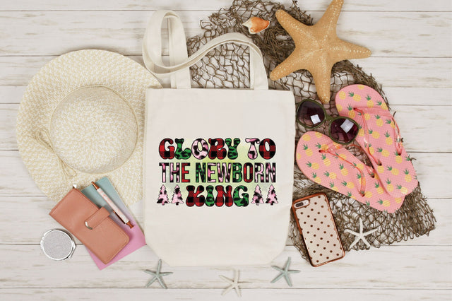 Glory To The Newborn king sublimation SVG SVGista 