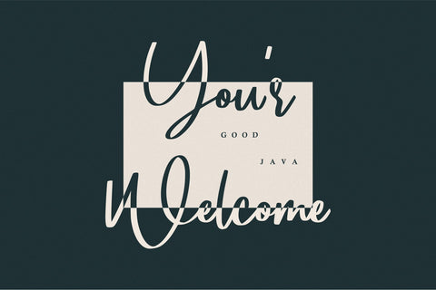 Gloryouss | Bonus Premade Logo Font Good Java 