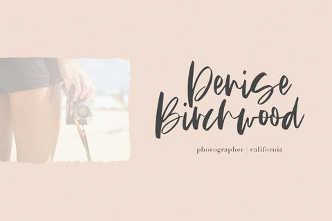 Glossy - Chic Handwritten Script Font Font KA Designs 
