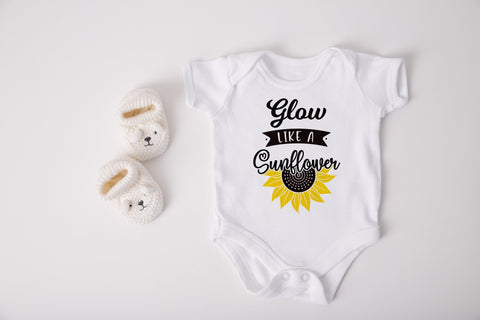 Glow like a sunflower svg, Sunflower saying svg SVG SmmrDesign 