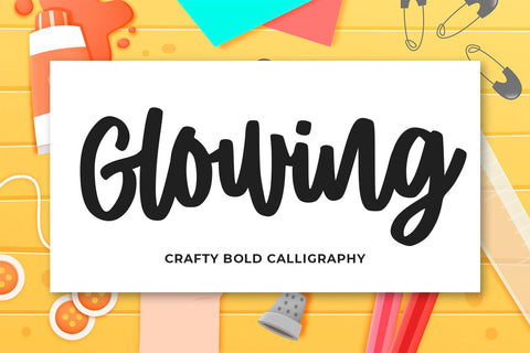 Glowing Font Abo Daniel Studio 