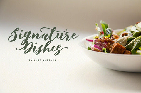 Glowing Hand Painted Brush Font Fadeline Std. 