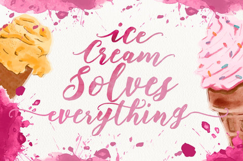 Glowing Hand Painted Brush Font Fadeline Std. 