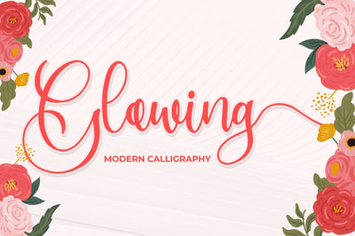 Glowing – Modern Calligraphy Font Good Java 
