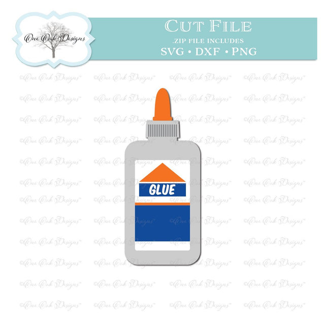 Glue Bottle SVG One Oak Designs 