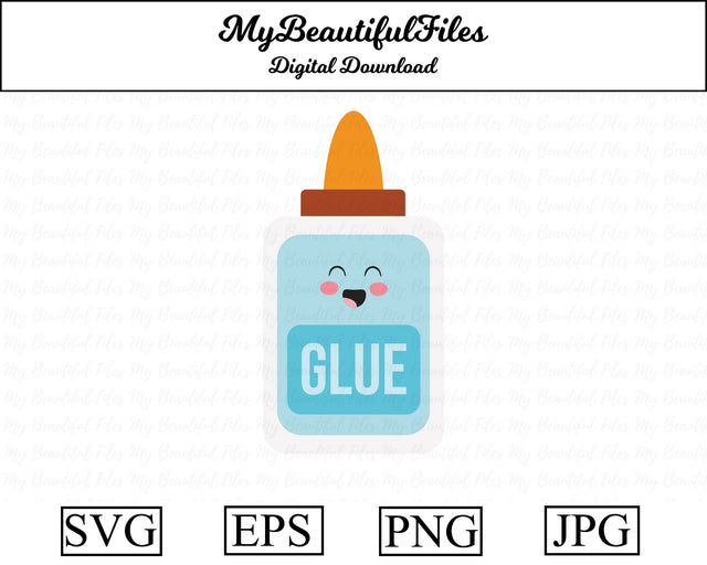 glue - school SVG MyBeautifulFiles 