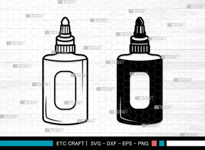 Glue Stick SVG, Glue Svg, Glue Stick Icon Svg, Glue Bottle Svg, Fevicol Svg, Glue Stick SVG ETC Craft 