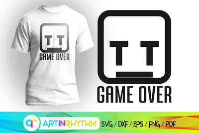 gmes svg, gamer svg, game over SVG Artinrhythm shop 
