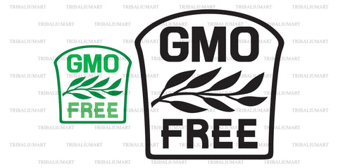 GMO free label SVG TribaliumArtSF 