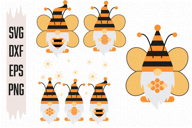 Gnome Bee Svg SVG Lerastudio 