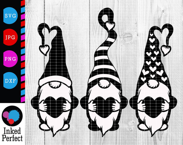 Gnome Black SVG Inked Perfect 