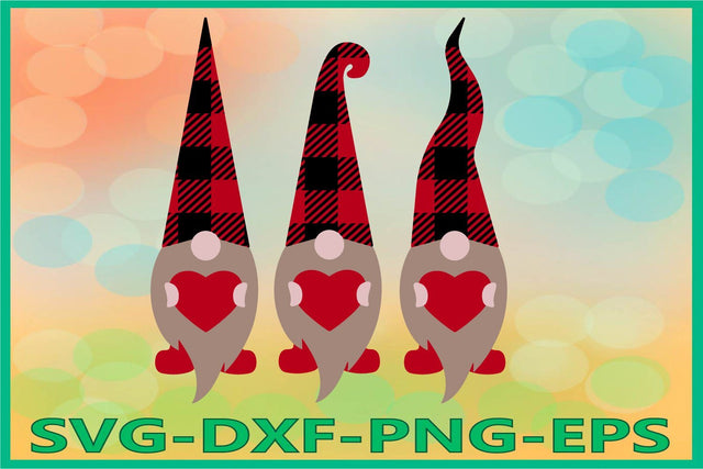 Gnome Buffalo Plaid Svg SVG AlexSVGStudio 