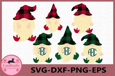 Gnome Buffalo Plaid Svg SVG Lerastudio 