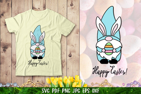 Gnome Bunny SVG,Easter Gnome SVG,Happy Easter SVG SVG goodfox86 