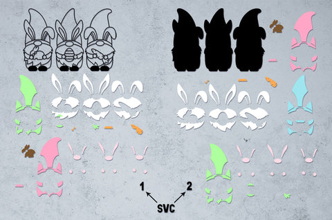 Gnome Bunny SVG,Easter Gnome SVG,Happy Easter SVG SVG goodfox86 