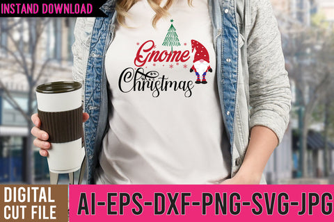 Gnome Christmas SVG Cut File ,Christmas SVG Bundle SVG BlackCatsMedia 