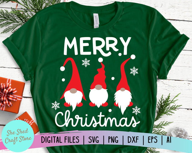 Gnome Christmas SVG, Gnomes SVG, Christmas SVG, Christmas Gnomes Svg SVG She Shed Craft Store 
