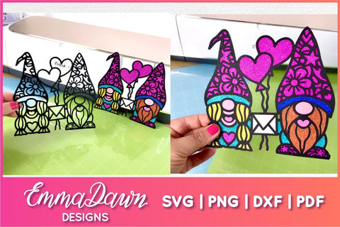 Gnome Couple SVG, Gnome Lovers SVG SVG Emma Dawn Designs 