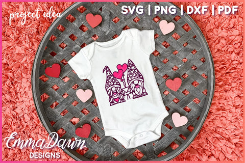 Gnome Couple SVG, Gnome Lovers SVG SVG Emma Dawn Designs 