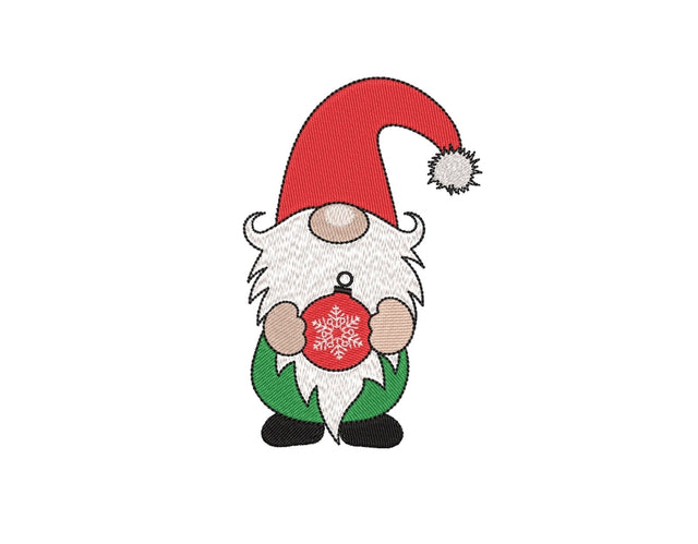 Gnome Embroidery Design, Christmas Embroidery Design, 4 sizes, Instant Download Embroidery/Applique DESIGNS Nino Nadaraia 